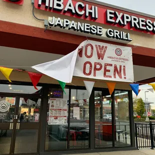 They went to fix the sign as I was exiting the restaurant