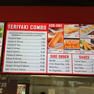 Terriyaki Combo