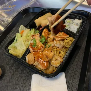 Digging in!
