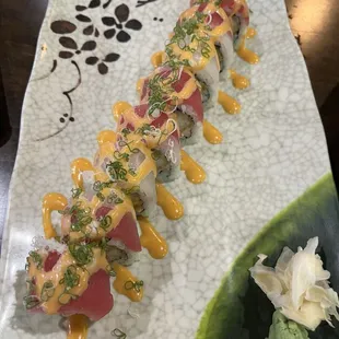 Red dragon roll
