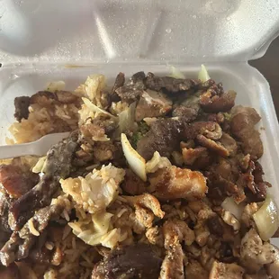 Hibachi Chicken &amp; Steak