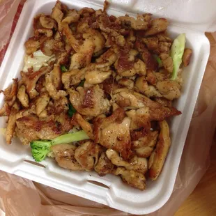 Double chicken hibachi!