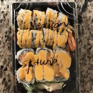 Mexican Roll and Spicy Tuna Roll