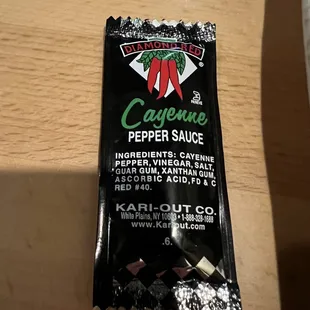 Cayenne Pepper Sauce