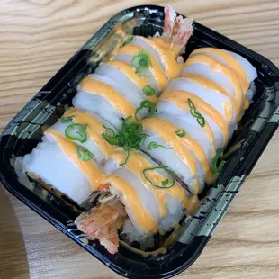 Red dragon roll (no tuna)