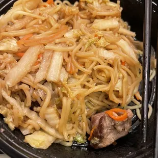 Steak yakisoba