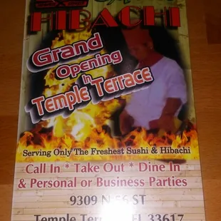 Grand opening