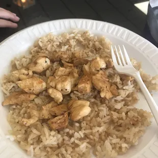 Kids chicken and rice