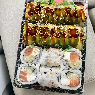Take out - Philadelphia and Green Dragon Roll