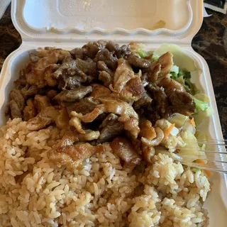 Chicken and Beef Teriyaki