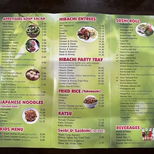 2024 menu