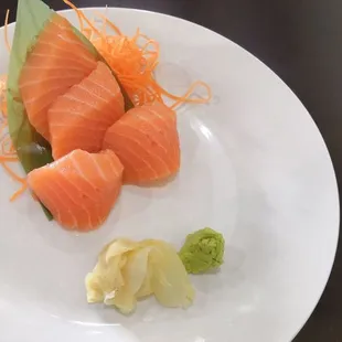 Salmon sashimi