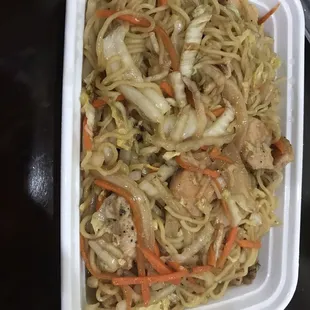 Chicken Yakisoba Noodles