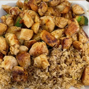 Chicken and Shrimp Fried Rice