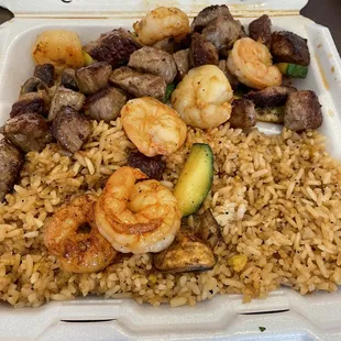 Steak and Shrimp