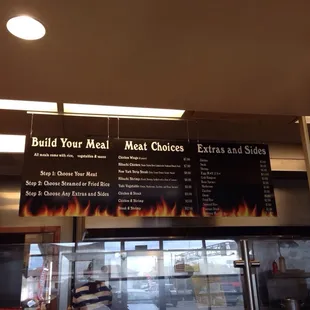 a menu for a restaurant