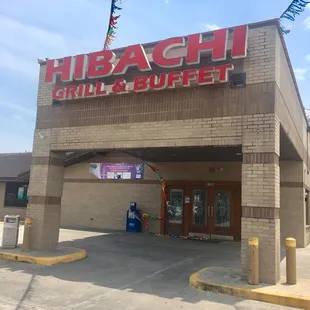 the front of hibachi grill and buffet