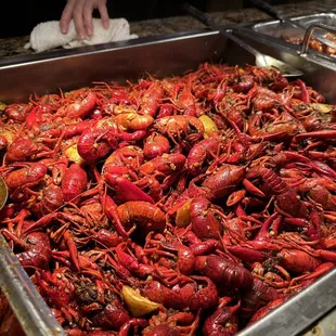 Garlic butter crawfish is delicious (04/19/2023)