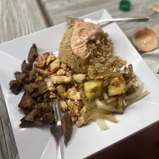 Hibachi Steak &amp; Chicken