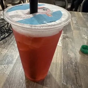 Raspberry boba