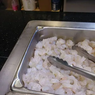 Cleaned shrimp????? Or dirty with lil bits of shrimp poo??