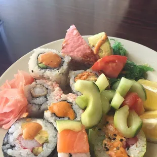 Sushi, the only reason I come here. Everything else is disgusting.