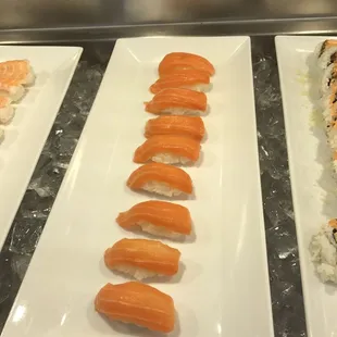 a variety of sushi