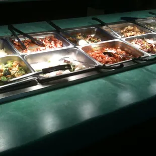 Close up of one of the tables