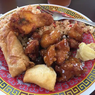 buffet, but they only bring out 2 items at a time