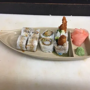 Shrimp tempura roll 2.99 lunch special