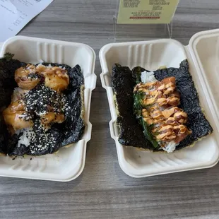 The Shrimp and Salmon Tacos