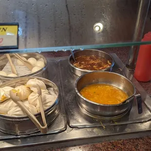 a variety of food items