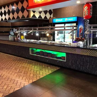Nice Hibachi grill.  Just about any combo you can think of here.