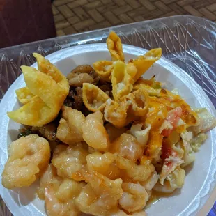 a plate of food