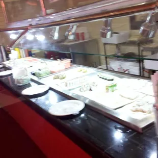 sushi and sashimi, interior