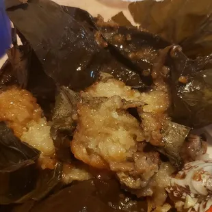 Sticky rice has no taste on it, too soft like overcook rice in too much water