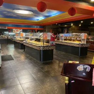 sushi and sashimi, interior