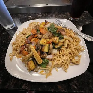Garden delight dinner entree.