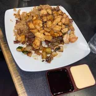 Chicken and Steak Hibachi