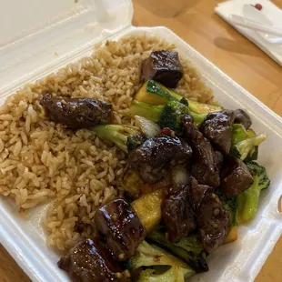 Steak Hibachi lunch!