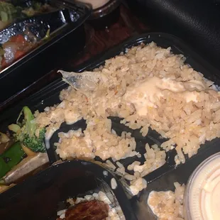 Plastic in rice