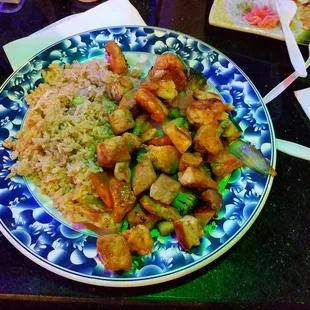 Chicken and Shrimp hibachi...yum!