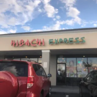 Outside of the restaurant