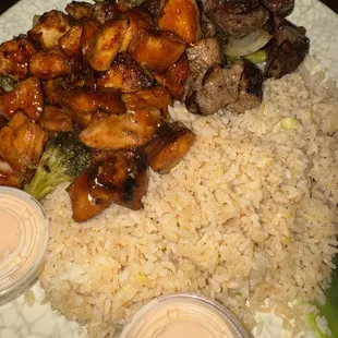 Chicken and Steak Hibachi