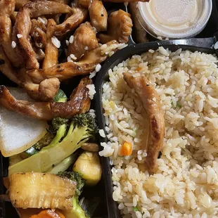 Teriyaki Chicken and Fried Rice