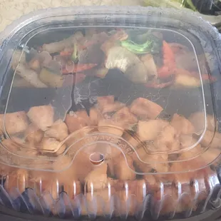 Chicken and vegetables