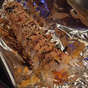 Bourbon Fire after cooking... amazing!!