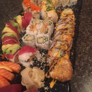 food, sashimi, sushi, sushi and sashimi