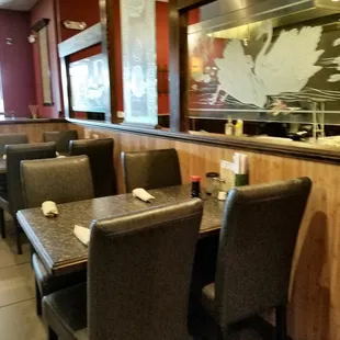 interior, sushi and sashimi