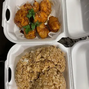 Dynamite Chicken, Fried rice